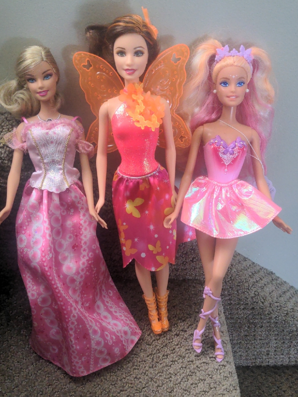 Barbie Princess And Fairy Doll Lot
